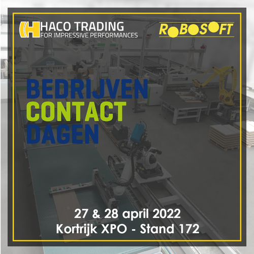 HACO Trading & Robosoft komen naar Bedrijvencontactdagen te Kortrijk!